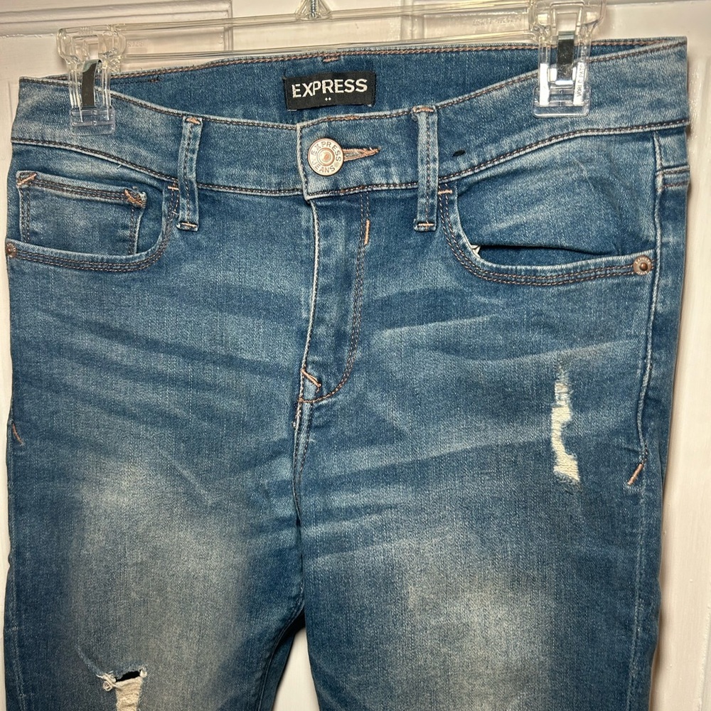 Express Distressed Jeans - Picture 4 of 6